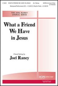 What a Friend We Have in Jesus SATB choral sheet music cover Thumbnail